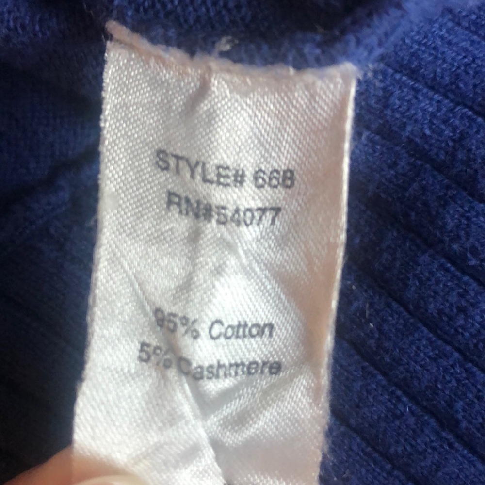 - CAbi Blue Cadet Cardigan  Style 668-Large - Picture 6 of 7